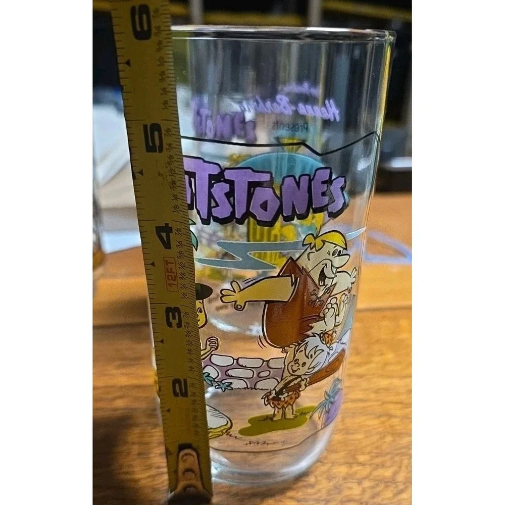 Hardee's The Flintstones First 30 Years Glass 